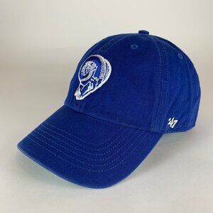 Los Angeles Rams NFL Retro Blue 47 Brand Franchise Fitted Hat Mens Large